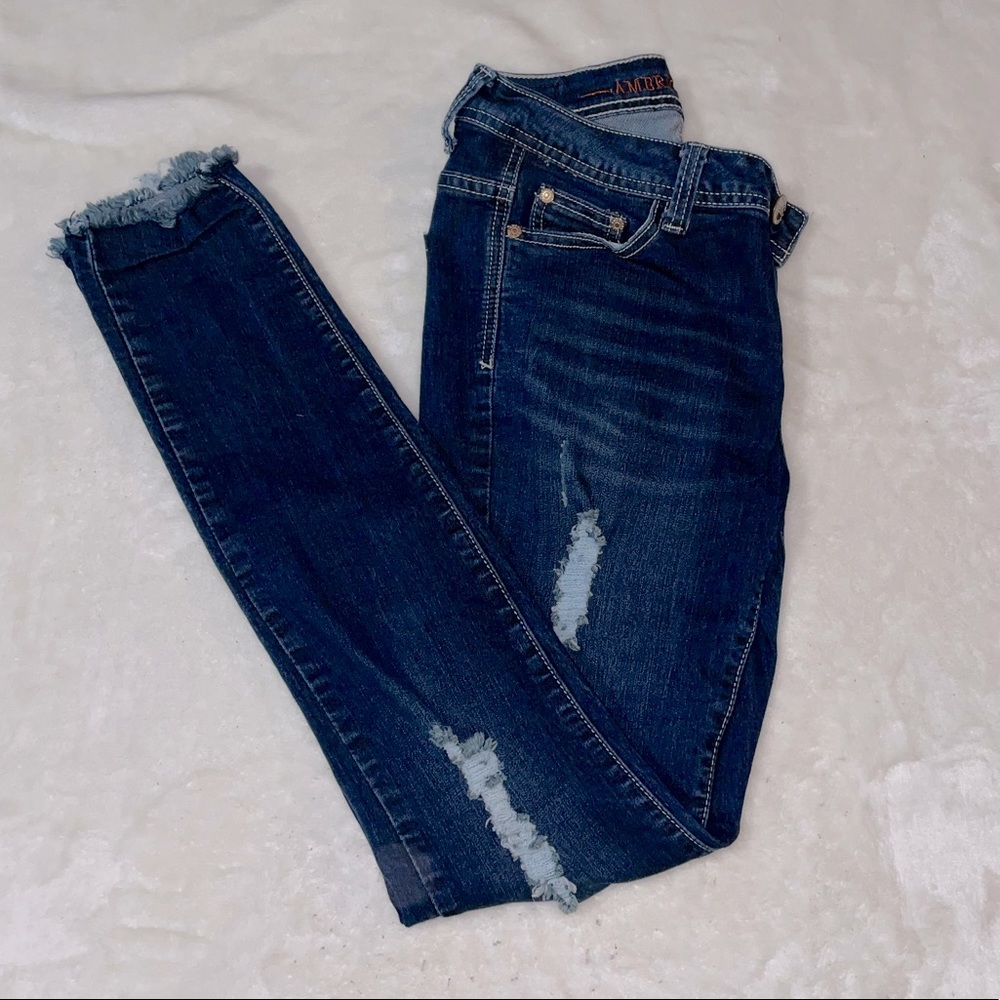 American Blue Distressed Skinny Jean